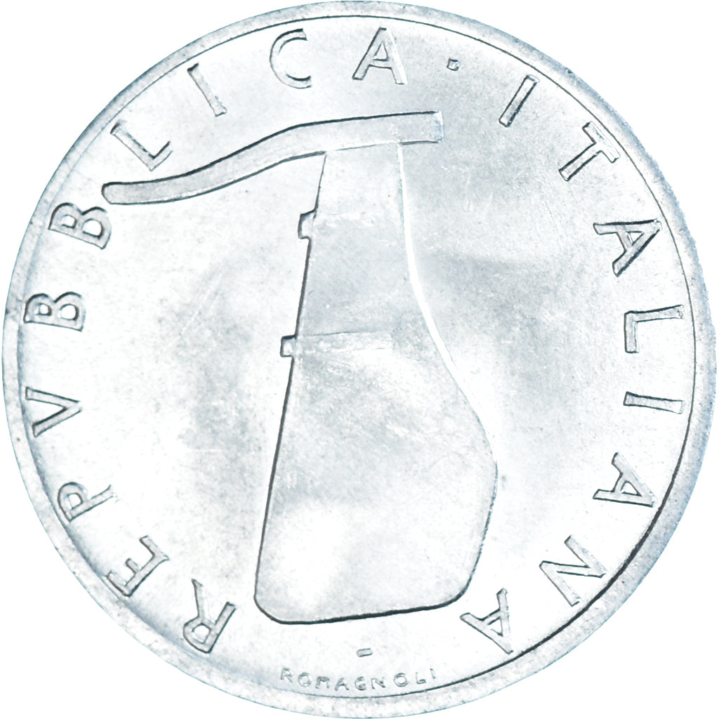 Monnaie, Italie, 5 Lire, 1969, Rome, TTB+, Aluminium, KM:92