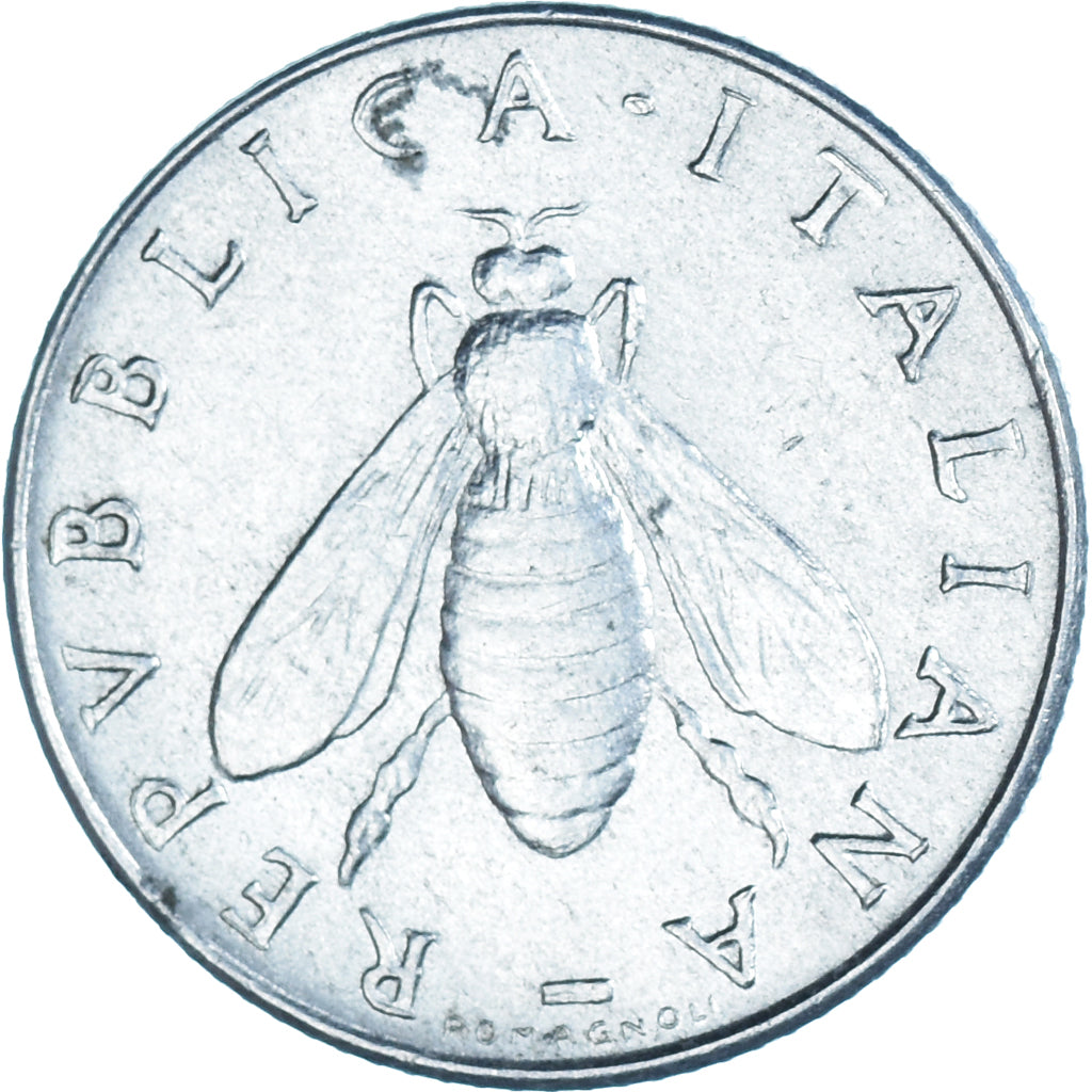 Coin, Italy, 2 Lire, 1955, Rome, EF(40-45), Aluminum, KM:94