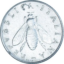 Coin, Italy, 2 Lire, 1955, Rome, EF(40-45), Aluminum, KM:94