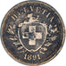 Moneta, Szwajcaria, Rappen, 1891, Bern, EF(40-45), Brązowy, KM:3.1