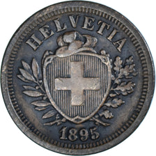 Coin, Switzerland, Rappen, 1895, Bern, EF(40-45), Bronze, KM:3.1