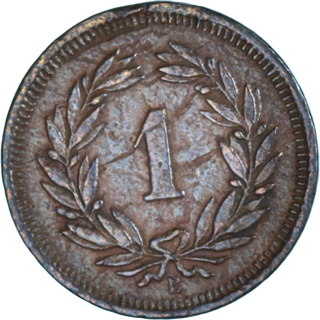 Coin, Switzerland, Rappen, 1905, Bern, EF(40-45), Bronze, KM:3.2