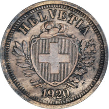 Coin, Switzerland, Rappen, 1920, Bern, EF(40-45), Bronze, KM:3.2