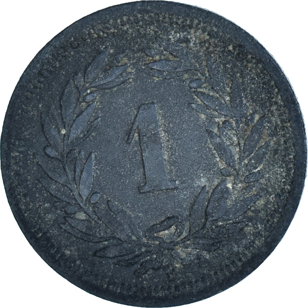 Munten, Zwitserland, Rappen, 1943, Bern, FR, Zinc, KM:3a