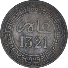 Monnaie, Maroc, 'Abd al-Aziz, 5 Mazunas, 1321, Paris, TTB, Bronze, KM:16.3