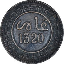 Coin, Morocco, 'Abd al-Aziz, 5 Mazunas, 1902, Birmingham, EF(40-45), Bronze