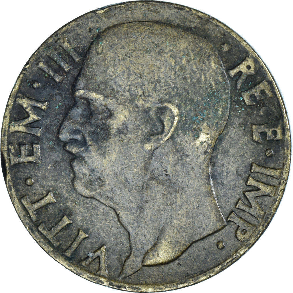 Moeda, Itália, Vittorio Emanuele III, 10 Centesimi, 1941, Rome, VF(20-25)