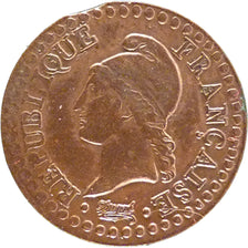 FRANCE, Dupré, Centime, 1798, Paris, KM #646, VF(30-35), Bronze, 18, Gadoury #76