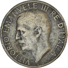 Moneta, Italia, Vittorio Emanuele III, 10 Centesimi, 1922, Rome, MB+, Bronzo