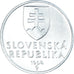 Coin, Slovakia, 10 Halierov, 1994, MS(63), Aluminum, KM:17
