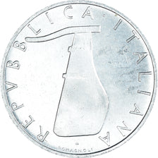 Coin, Italy, 5 Lire, 1968, Rome, MS(63), Aluminum, KM:92