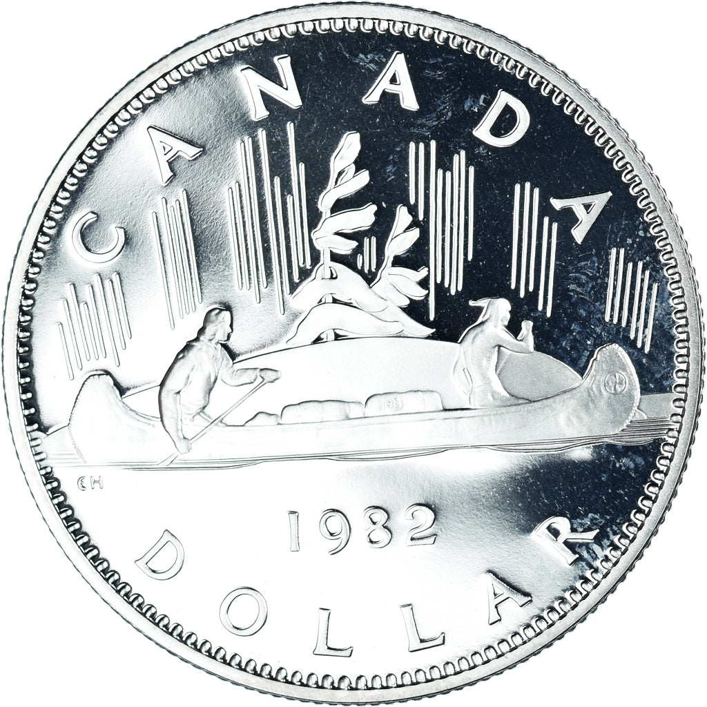 Coin, Canada, Elizabeth II, Dollar, 1982, Royal Canadian Mint, Ottawa, BE