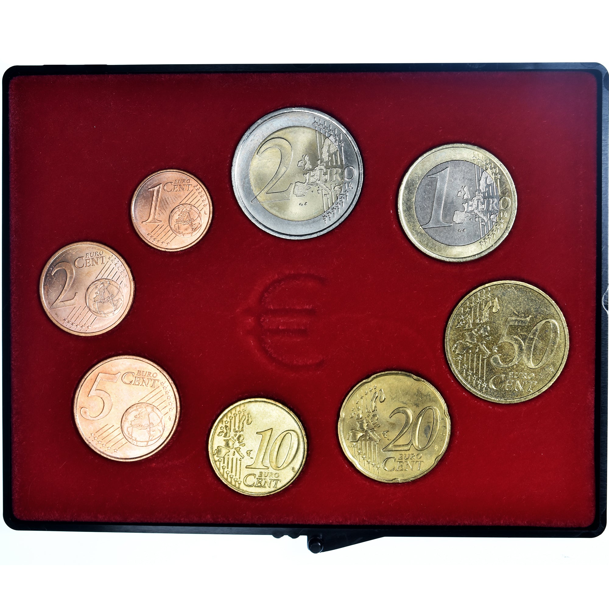Monaco, Set, 2001, Set 8 monnaies Euro, MS(65-70)