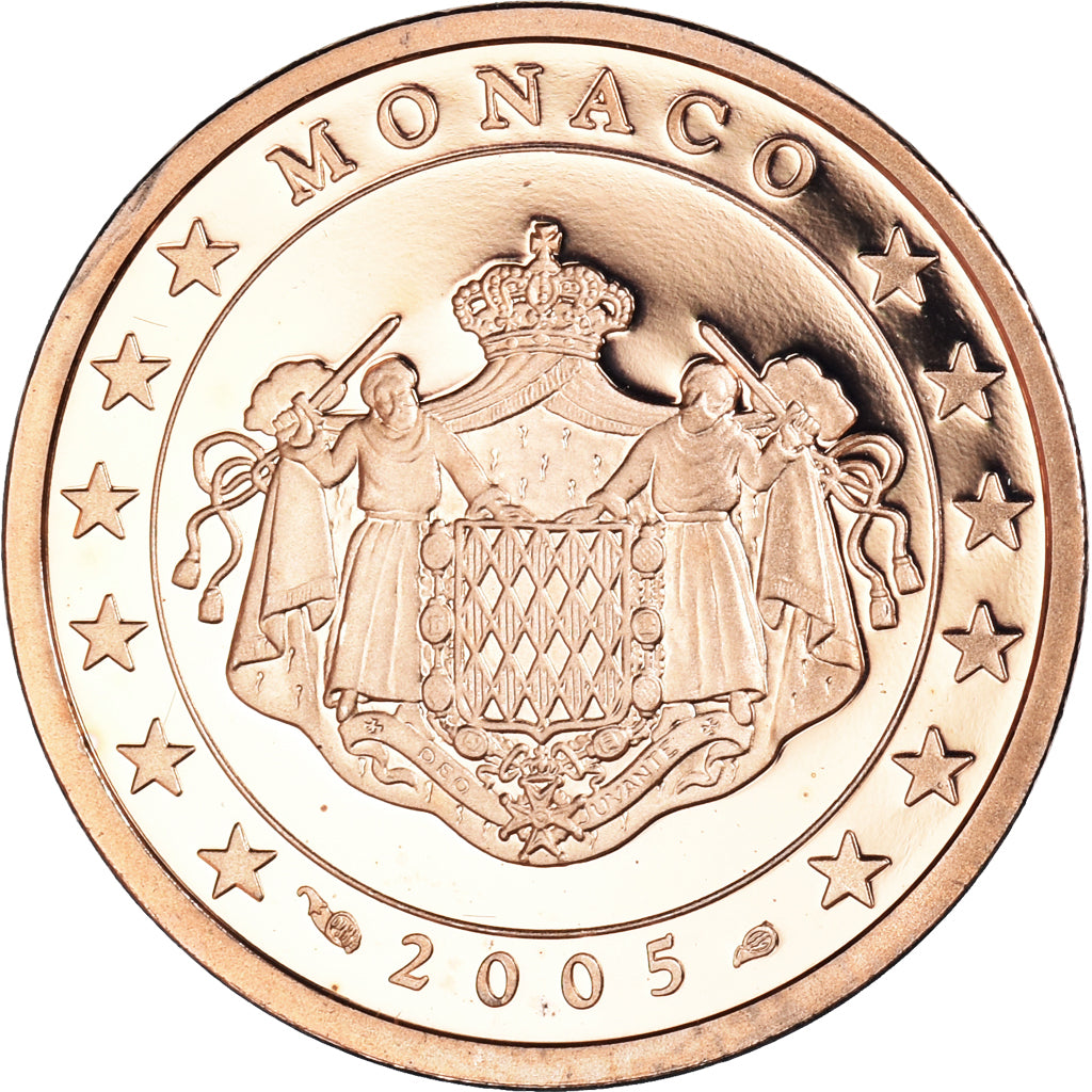 Monaco, 5 Euro Cent, 2005, Paris, BE, FDC, Cuivre plaqué acier, Gadoury:MC 174