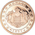 Monaco, 5 Euro Cent, 2005, Paris, BE, FDC, Cuivre plaqué acier, Gadoury:MC 174