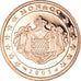 Monaco, 5 Euro Cent, 2005, Paris, BE, MS(65-70), Copper Plated Steel, Gadoury:MC