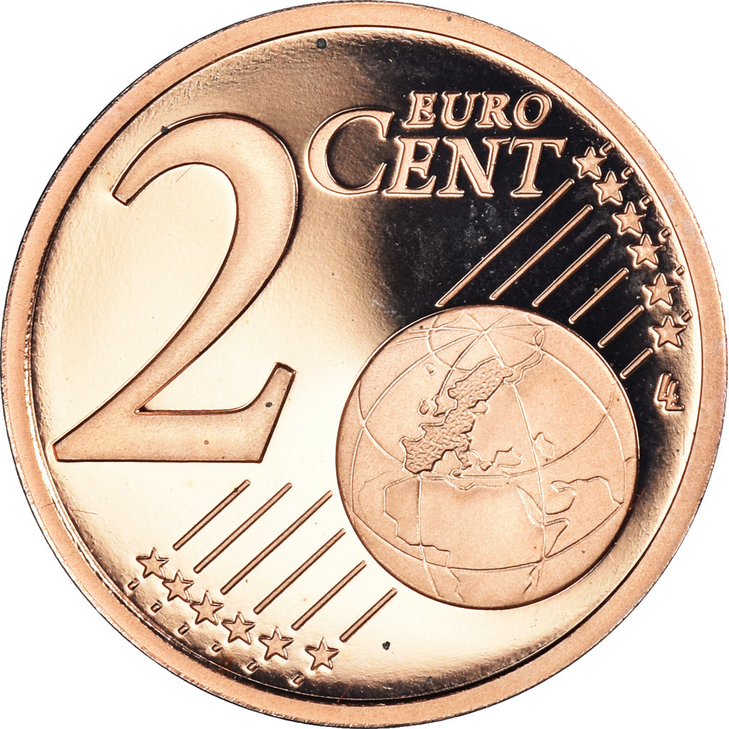 Monaco, 2 Euro Cent, 2005, Paris, BE, FDC, Cuivre plaqué acier, Gadoury:MC 173