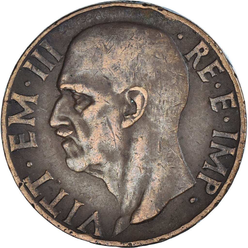 Coin, Italy, Vittorio Emanuele III, 10 Centesimi, 1936, Rome, EF(40-45), Copper