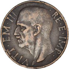 Coin, Italy, Vittorio Emanuele III, 10 Centesimi, 1936, Rome, EF(40-45), Copper