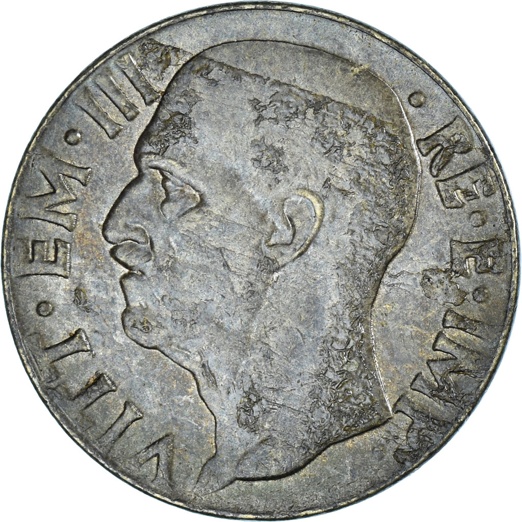 Moeda, Itália, Vittorio Emanuele III, 10 Centesimi, 1943, Rome, VF(30-35)