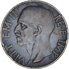Coin, Italy, Vittorio Emanuele III, 10 Centesimi, 1937, Rome, EF(40-45), Copper