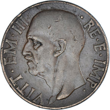 Monnaie, Italie, Vittorio Emanuele III, 10 Centesimi, 1939, Rome, TB+, Cuivre