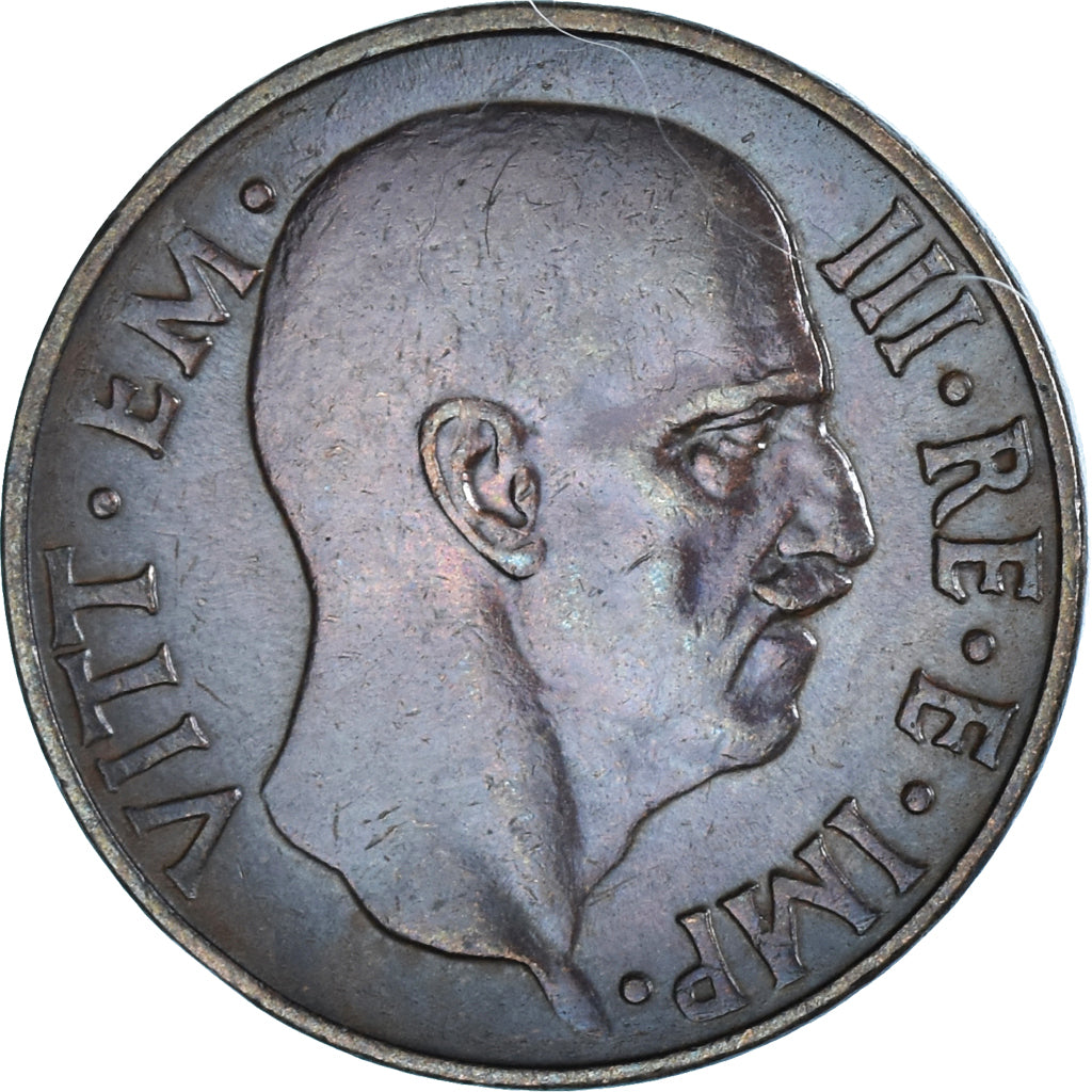 Monnaie, Italie, Vittorio Emanuele III, 5 Centesimi, 1938, Rome, TTB+, Bronze