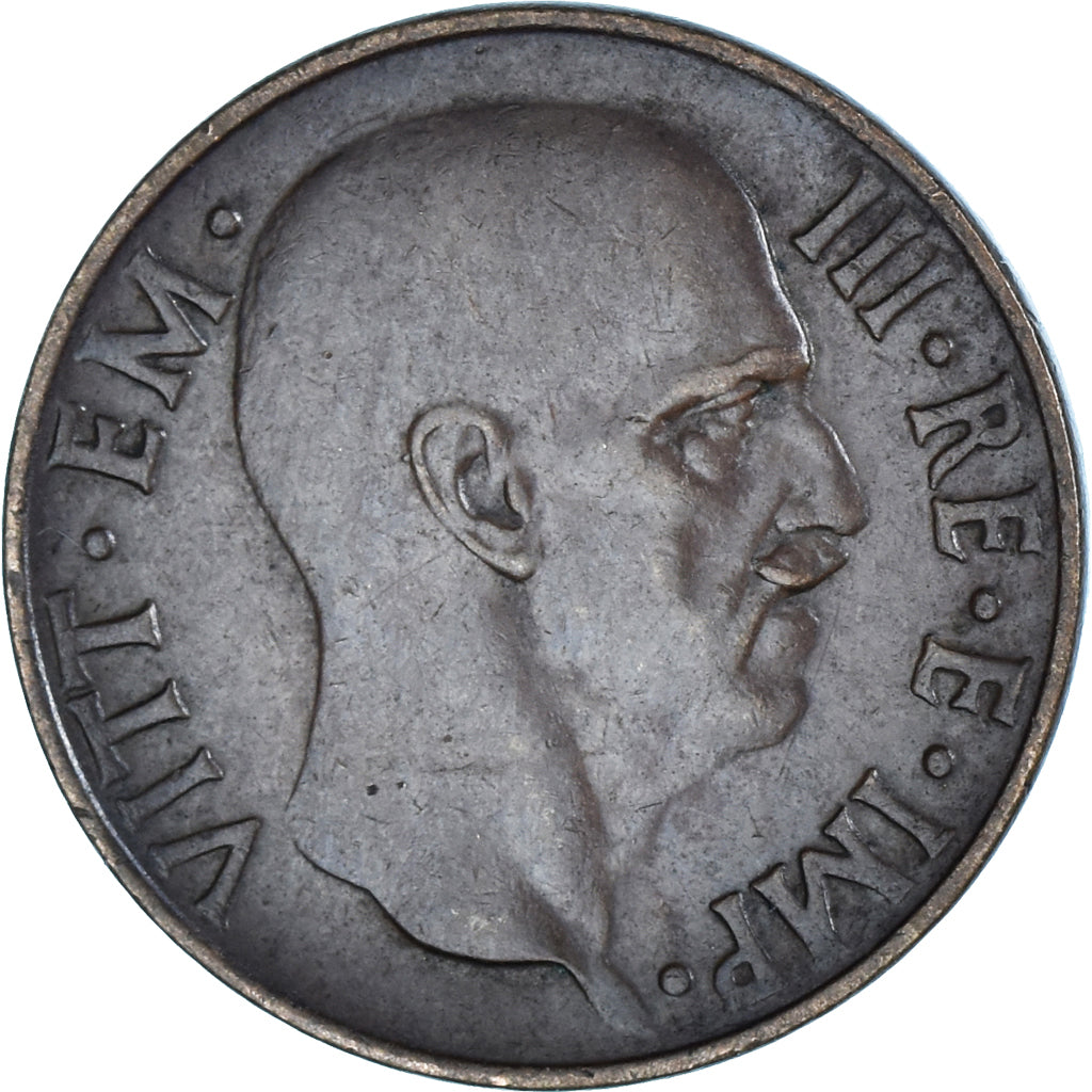 Coin, Italy, Vittorio Emanuele III, 5 Centesimi, 1938, Rome, AU(50-53), Bronze