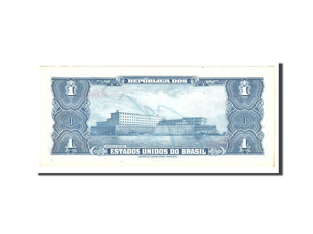 Banknote, Brazil, 1 Cruzeiro, 1944, Undated, KM:132a, AU(55-58)