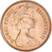 Coin, Great Britain, Elizabeth II, 2 Pence, 1983, MS(63), Bronze, KM:928
