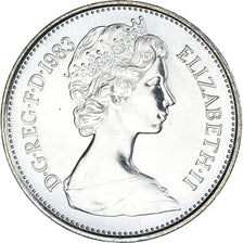 Coin, Great Britain, Elizabeth II, 5 Pence, 1983, MS(63), Copper-nickel, KM:929