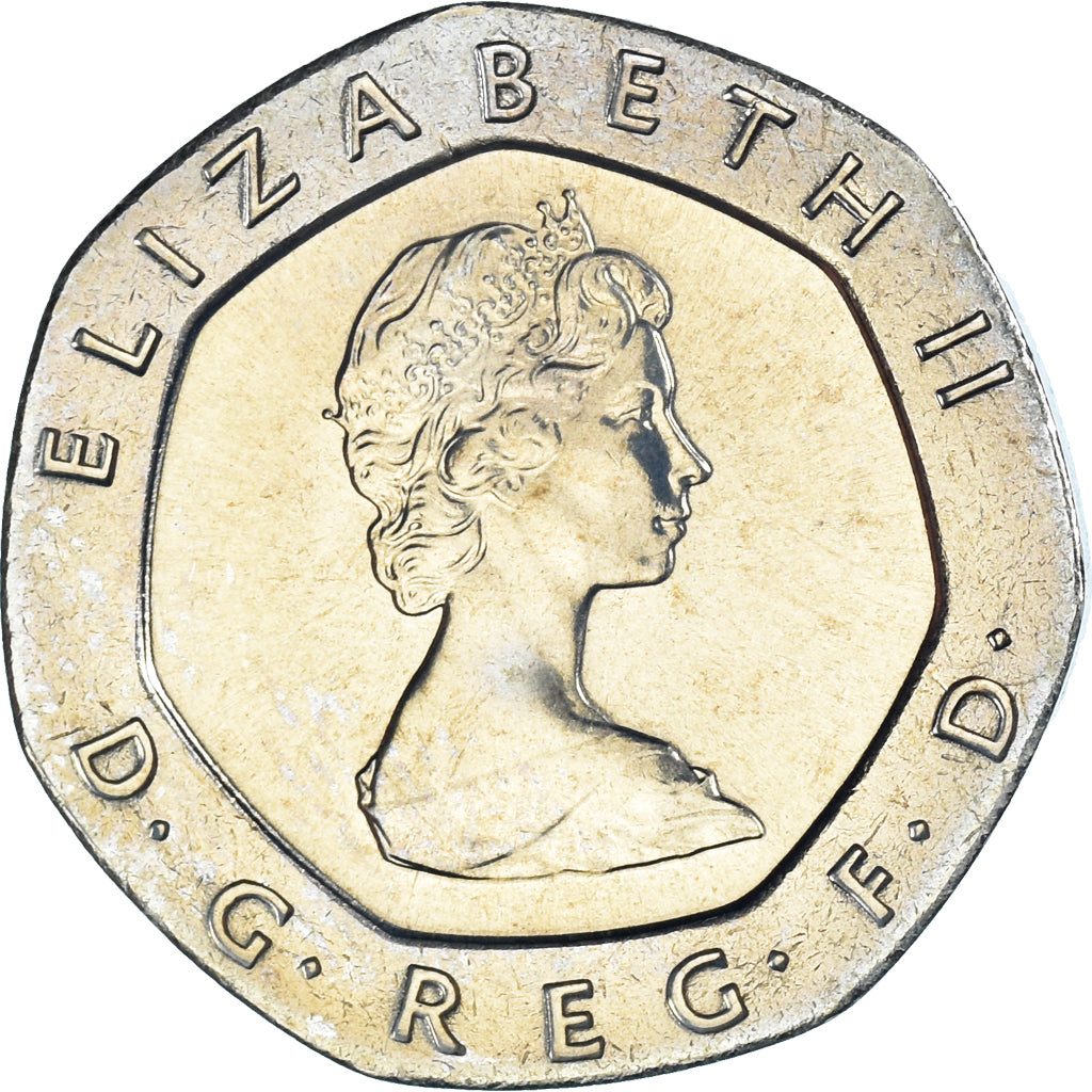 Monnaie, Grande-Bretagne, Elizabeth II, 20 Pence, 1983, SPL, Cupro-nickel