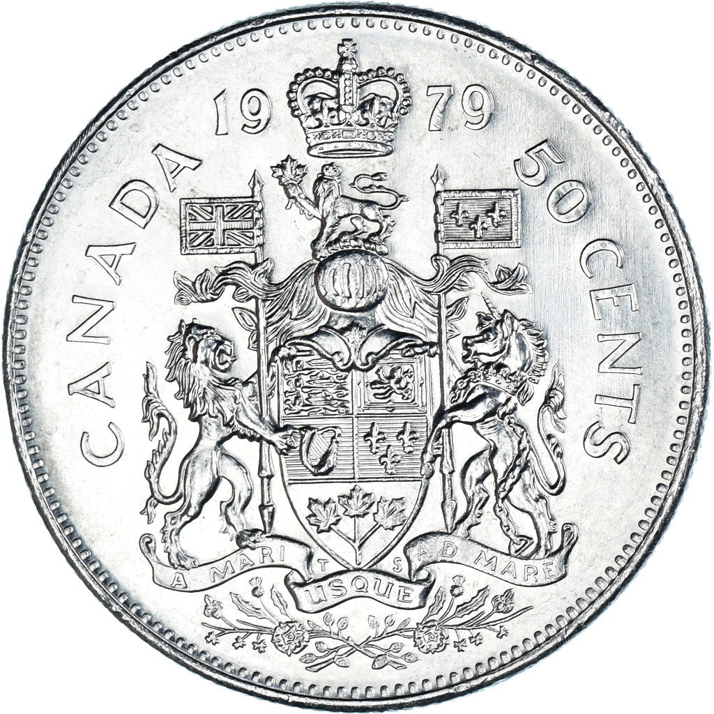 Coin, Canada, Elizabeth II, 50 Cents, 1979, Royal Canadian Mint, Ottawa, MS(63)