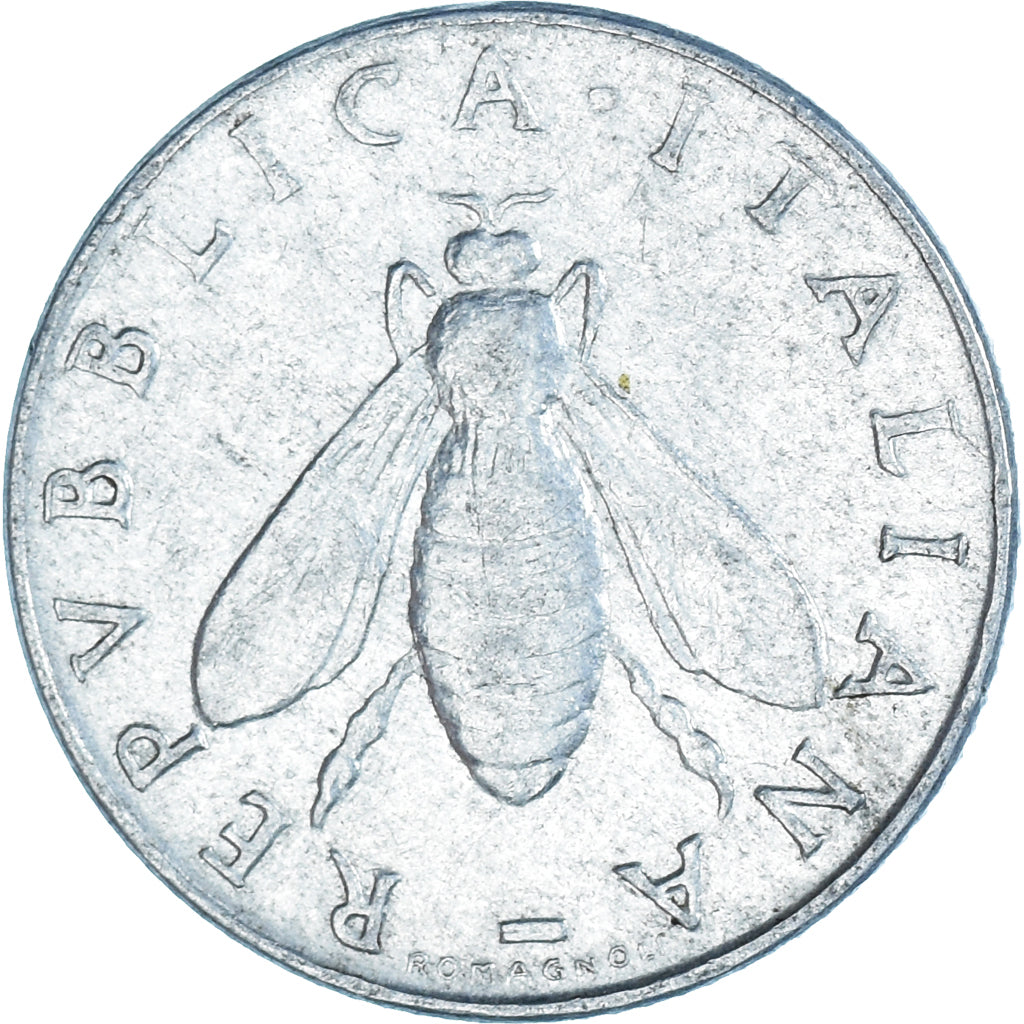 Coin, Italy, 2 Lire, 1953, Rome, EF(40-45), Aluminum, KM:94