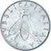 Coin, Italy, 2 Lire, 1957, Rome, EF(40-45), Aluminum, KM:94