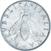 Moneda, Italia, 2 Lire, 1957, Rome, MBC, Aluminio, KM:94
