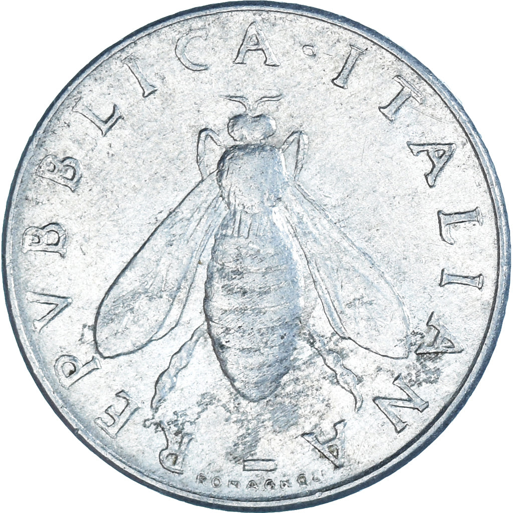 Munten, Italië, 2 Lire, 1954, Rome, FR, Aluminium, KM:94