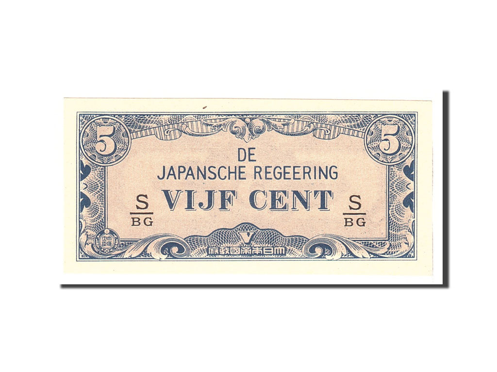 Netherlands Indies, 5 Cents, 1942, KM:120c, Undated, UNC(63)