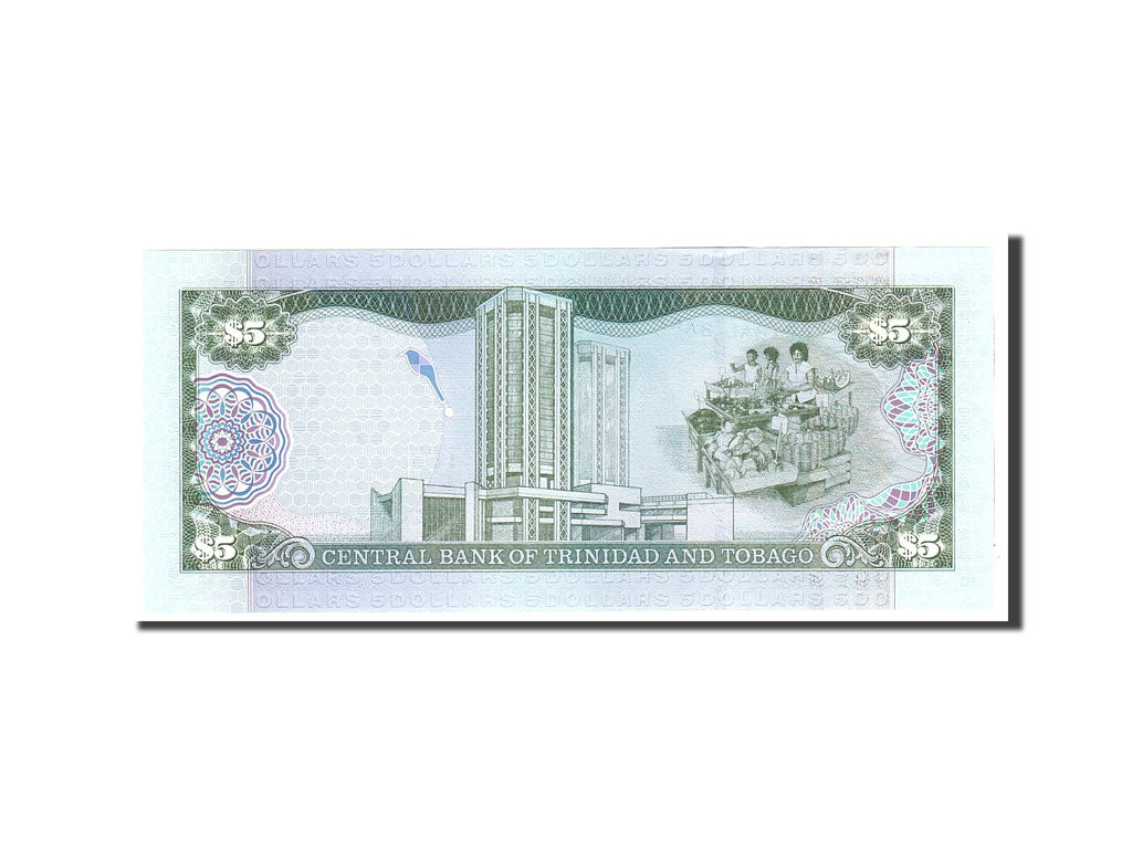 Trinidad and Tobago, 5 Dollars, 2002, KM:42a, Undated, UNC(65-70)