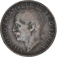Coin, Italy, Vittorio Emanuele III, 10 Centesimi, 1932, Rome, VF(20-25), Bronze