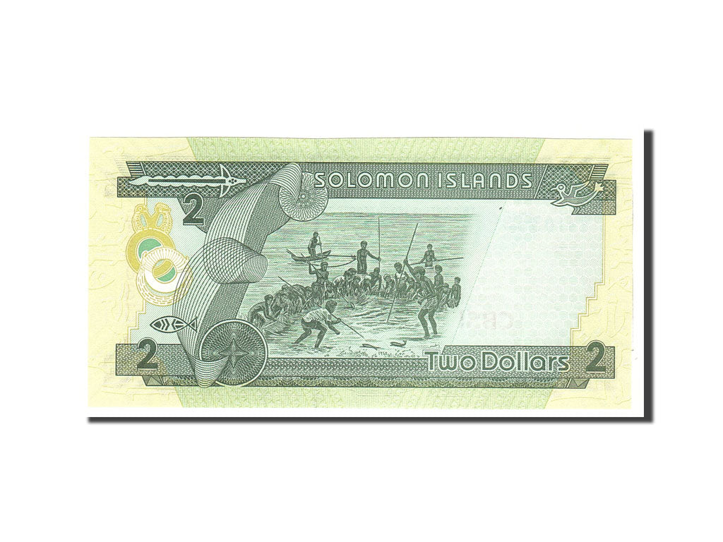Banknot, Wyspy Salomona, 2 Dollars, 2001, Undated, KM:23, UNC(65-70)
