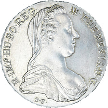 Coin, Austria, Joseph II, Thaler, 1780, Vienna, Restrike, AU(50-53), Silver