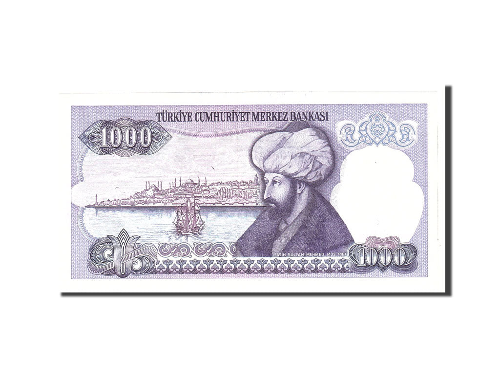 Banknote, Turkey, 1000 Lira, 1986, Undated, KM:196, UNC(65-70)