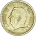 Coin, Monaco, 2 Francs, Undated (1943), Poissy, AU(50-53), Cupro-Aluminium