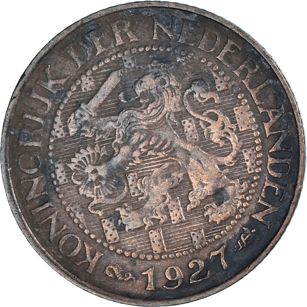 Moeda, Países Baixos, Wilhelmina I, Cent, 1927, EF(40-45), Bronze, KM:152