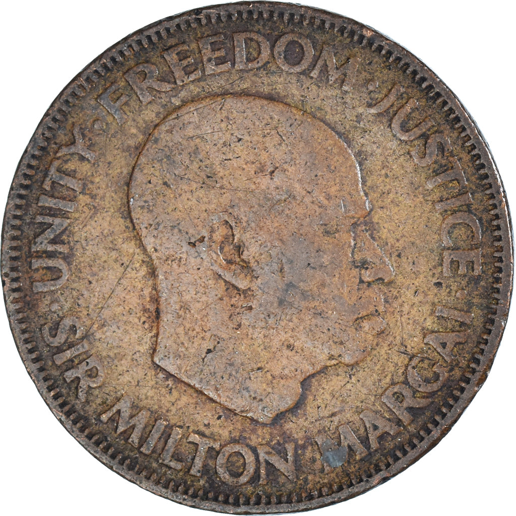 Moeda, Serra Leoa, Cent, 1964, British Royal Mint, VF(20-25), Bronze, KM:17