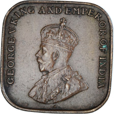 Coin, INDIA-BRITISH, Cent, 1920, George V, AU(50-53), Bronze, KM:32