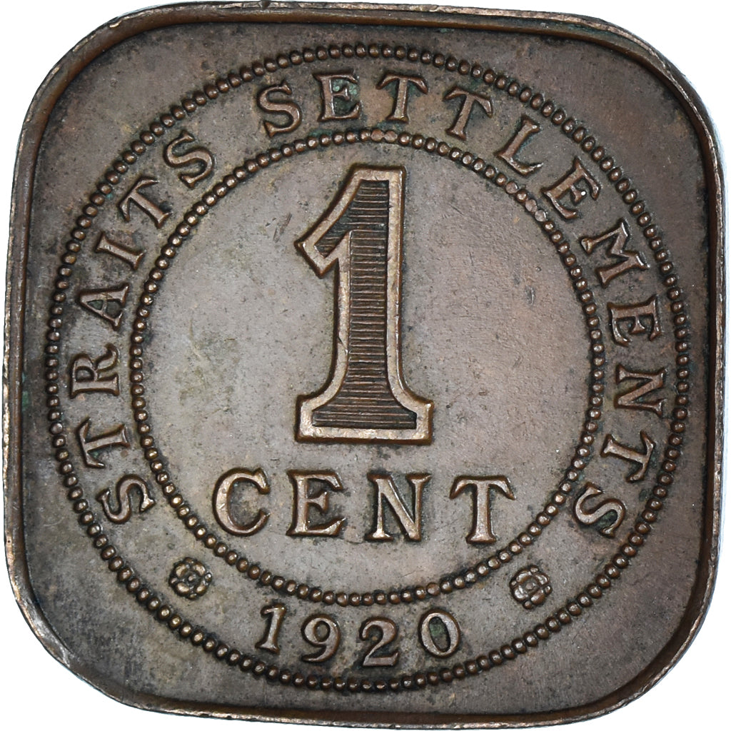Coin, INDIA-BRITISH, Cent, 1920, George V, AU(50-53), Bronze, KM:32