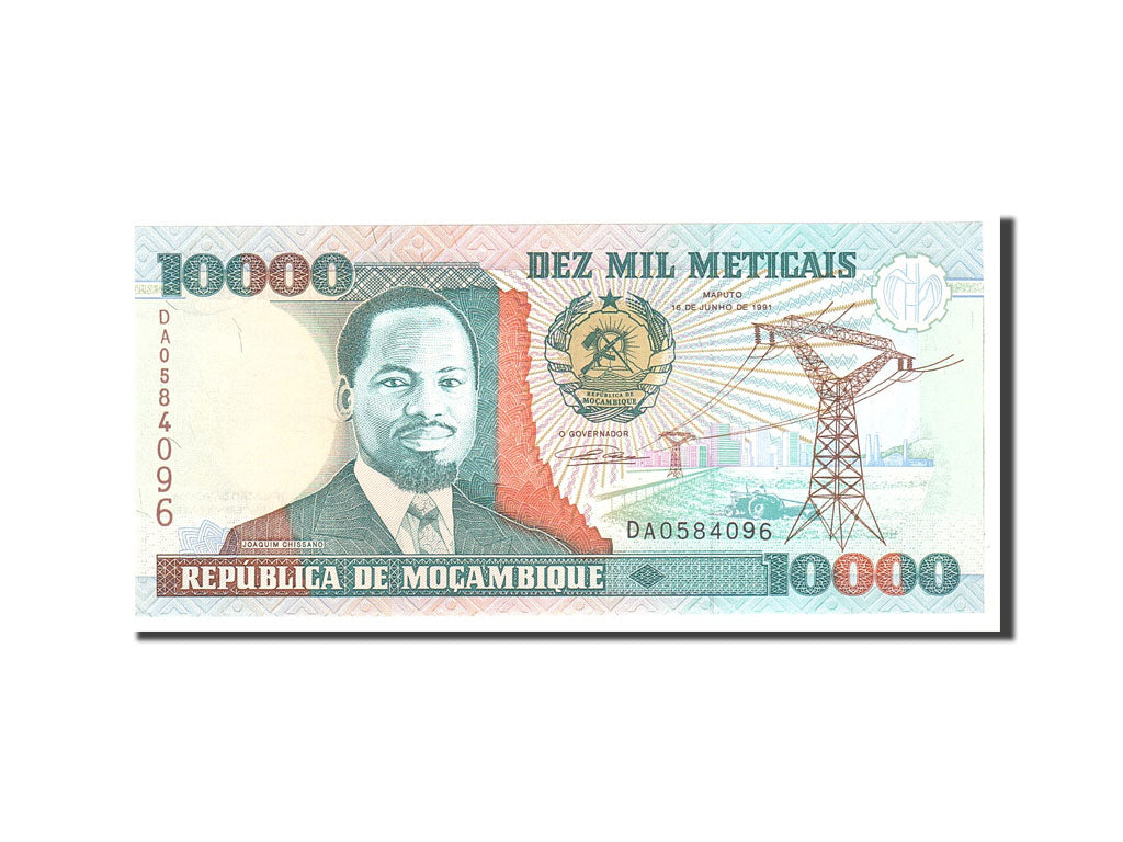 Banconote, Mozambico, 10,000 Meticais, 1991, KM:137, 1991-06-16, FDS
