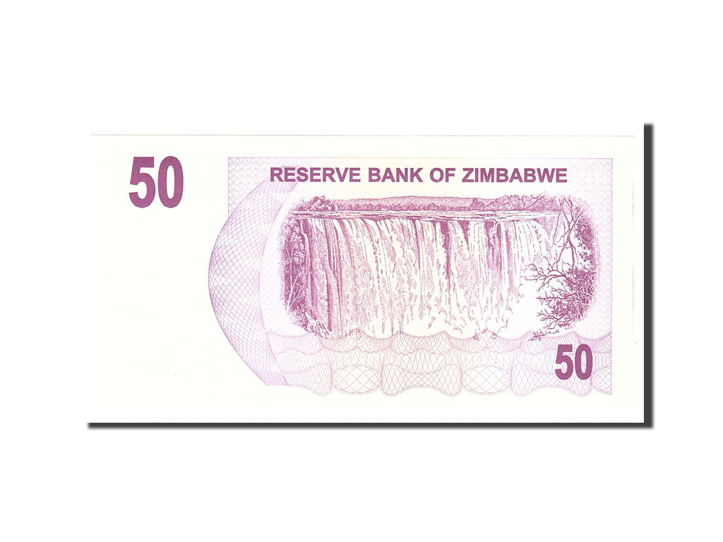 Banknote, Zimbabwe, 50 Dollars, 2006, 2006-08-01, KM:41, UNC(65-70)